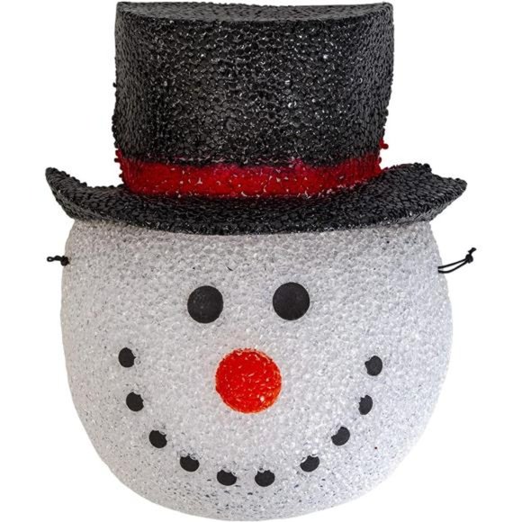 Snowman Porch Light Cover Holiday &Christmas Decor | Weather-Resistant Acrylic - Picture 1 of 6